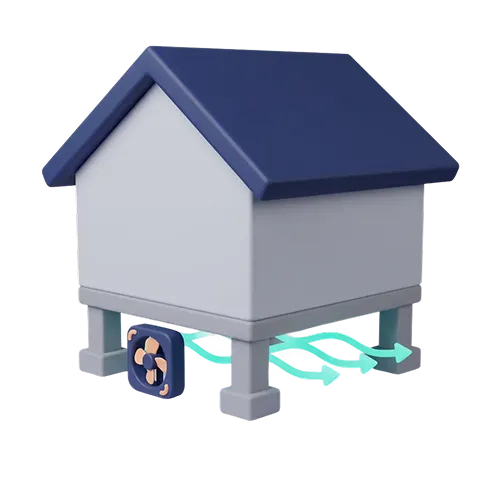 Crawl Space Drying in Bergen County