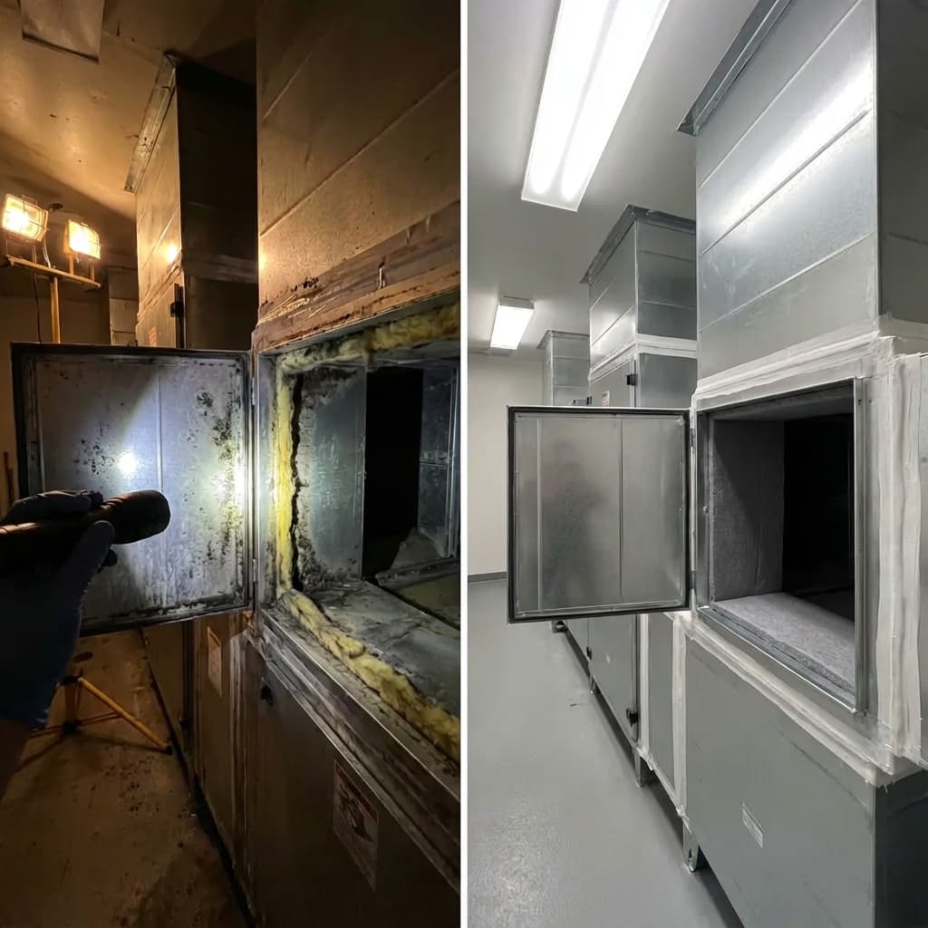 Case Study - Commercial HVAC Mold Remediation