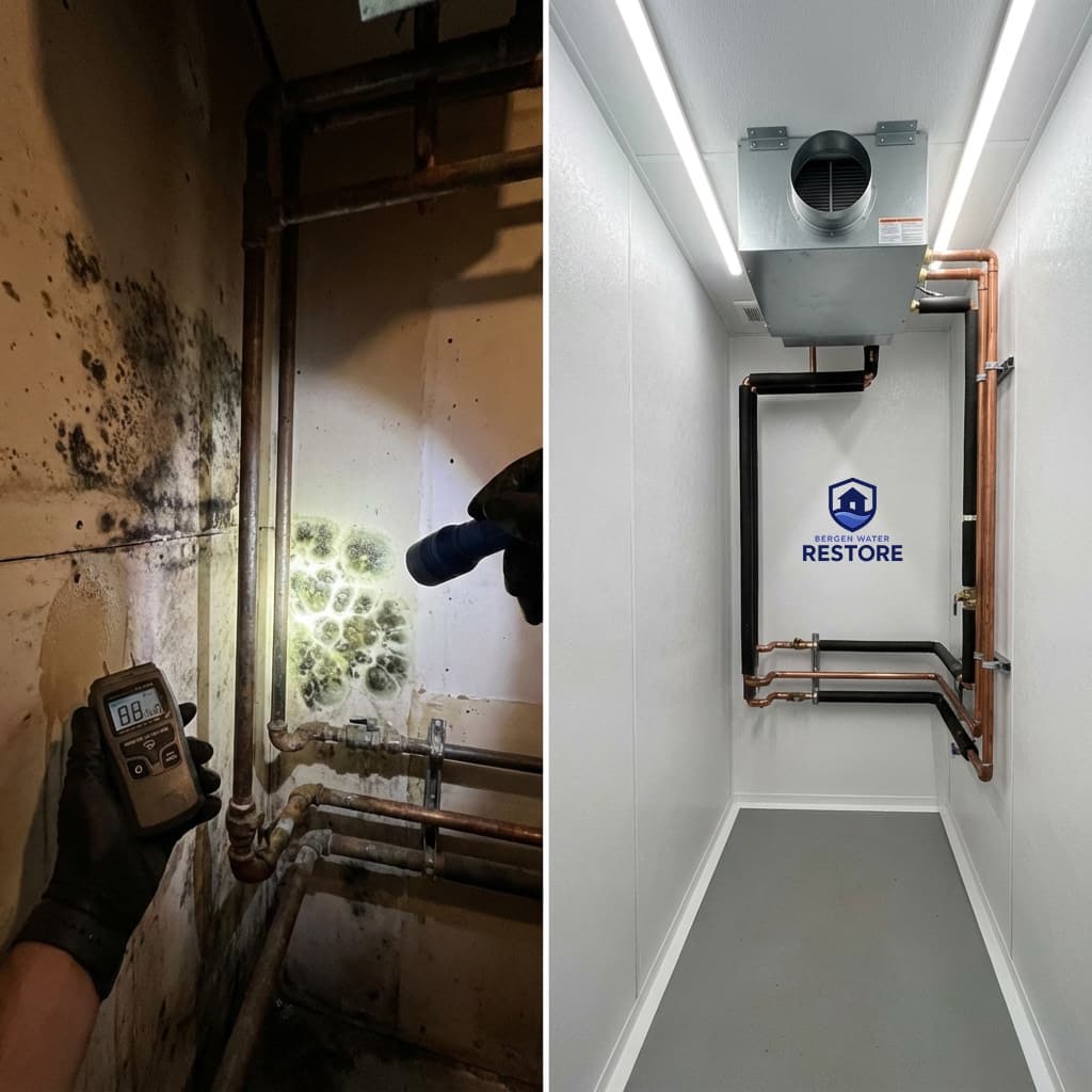 Case Study - Retail Basement Mold After Water Intrusion