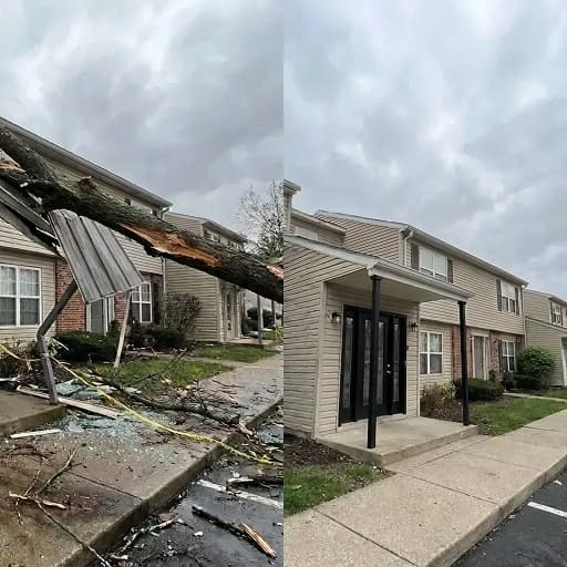 Case Study - Multi-Unit Building - Roof Damage During Rainstorm