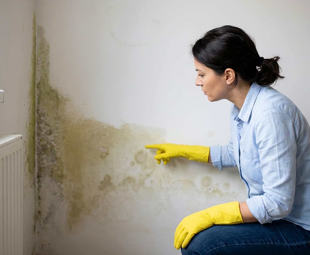 Case Study - Living Room Mold from Hidden Leak